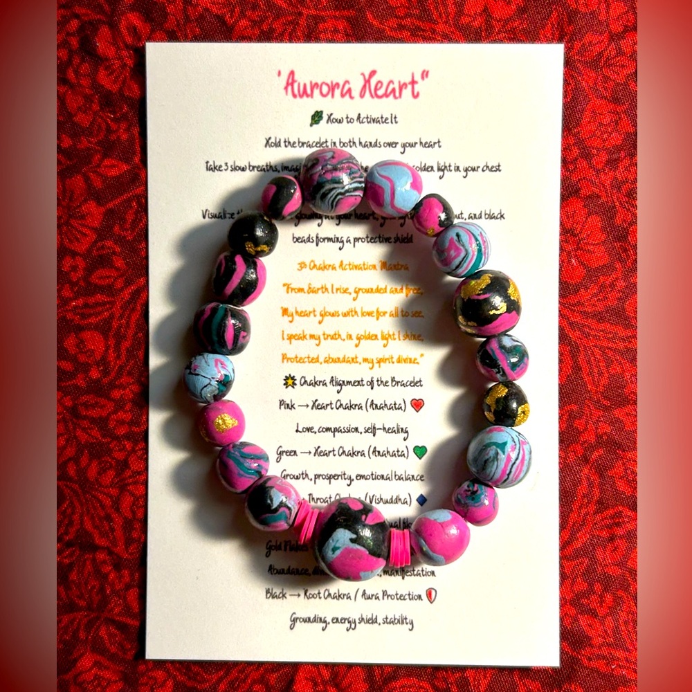“Aurora Heart” Chakra Bracelet